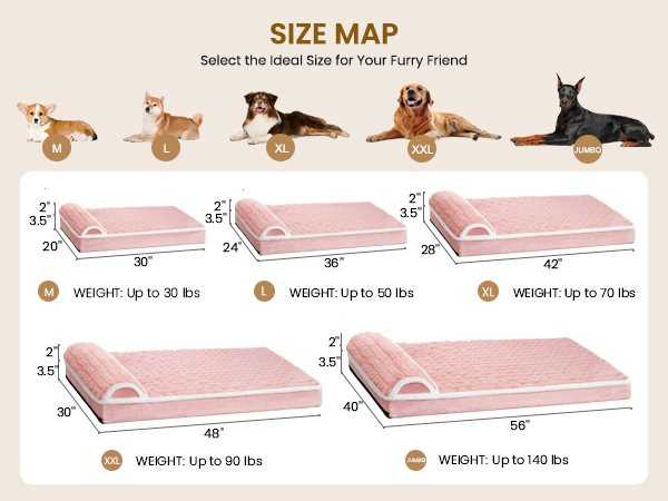 dog bed for small medium large dogs orthopedic foam