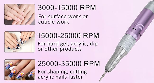 nail drill 35000 rpm