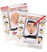 ArtCreativity Magnetic Face Toy - 2 Pack Magnetic Drawing Board for Kids - Create Different Hair ...