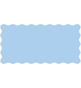 Dapesuom Large Scalloped Mouse Pad, Extended Mouse Mat with Stitched Edges, Full Size Keyboard Pa...