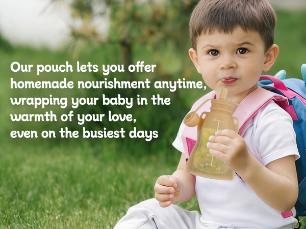 silicone baby food pouches