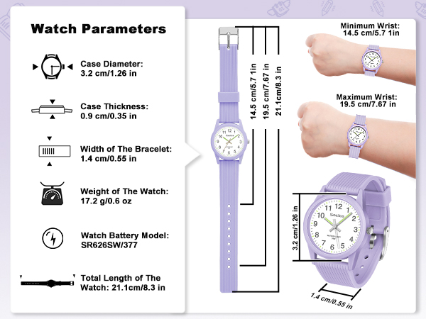 kids analog watch