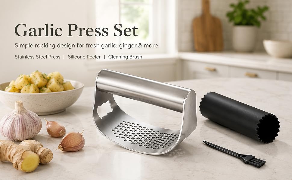 Garlic Press Set