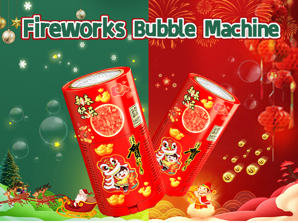 fireworks bubble machine