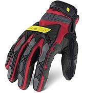 Ironclad mens Work Gloves, Red, Large Pack of 1 US