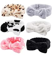 WHAVEL 6 Pack Spa Headband Makeup Headband Face Wash Headbands Make Up Hair Band Skincare Headban...