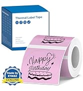 ETIKEZ Thermal Label for PM260 Printer, 2'' (50x50mm) Thermal Tape, Waterproof, Multi-Purpose Lab...