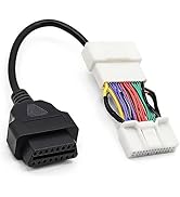 Goliton OBD2 OBDII Diagnostic Cable Adaptor 26 Pin to 16 Pin Compatible with 2019-2021 Tesla Mode...