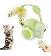 Pawingcat Cat Toys for Bored Indoor Adult Cats,Remote Control Cat Toy with 4 Directions,LED Light...