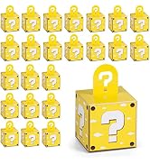 Eaezerav 24 Pcs Video Game Theme Party Treat Boxes Mystery Box, Video Game Gift Box with Question...