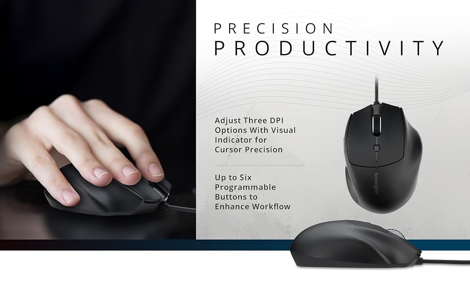 3 DPI options, up to 6 programmable buttons
