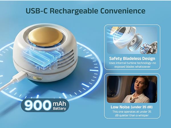portable mini fan clip on