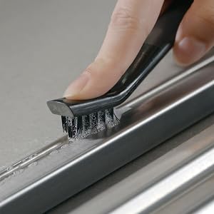 MR.SIGA Grout Cleaner Brush Set, Detail Cleaning Brush Set for Tiles, Sinks, Drains, Grout Brush