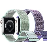 SimpleThings Compatible with Kids Apple Watch Bands, Nylon Hook and Loop for K12 Boy Girl Small W...