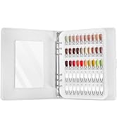 I·B·N G Upgraded Nail Color Swatches Nail Sample, Detachable 150 Nail Polish Color Display Book w...