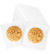 Miraclekoo 100 Pcs 11x12 Inch Matte Heat Seal Pie Bags for 8 inch Pies,Large Bread Bag for Bakery