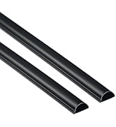 D-Line Half Round Cord Hider, Patented Cable Cover, Hide TV Wall Mount Wires, Raceway for Cords, ...