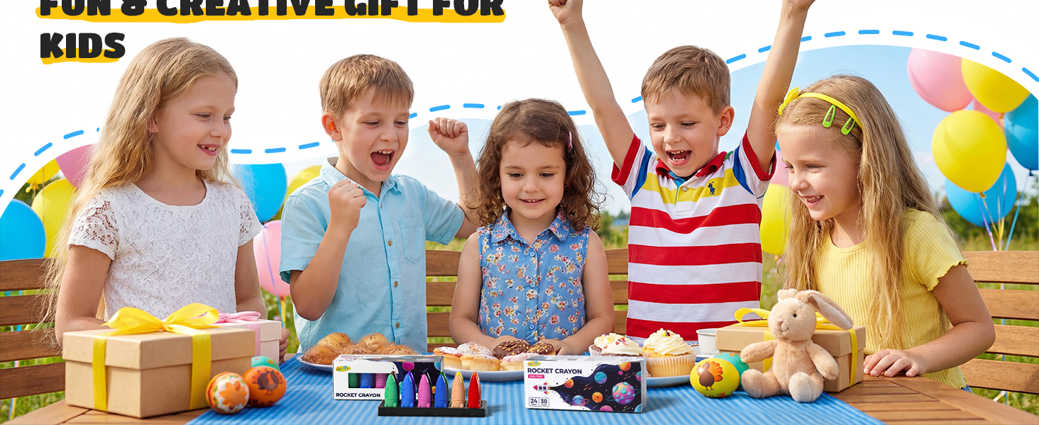 party crayons home school