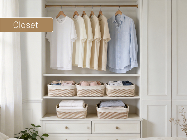 baskets for closet