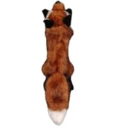 ALL FOR PAWS Squeaky Doy Toy, Fox Dog Toy for Small Medium Breed, Puppy Fetch Toy with Squeaker, ...