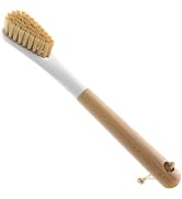 Wood Laundry Brush, OSCIOSS Laundry Stain Brush wth Long Handle and Soft Bristle for Cleaning Clo...