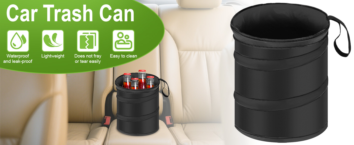 2 PCS Car Trash Can
