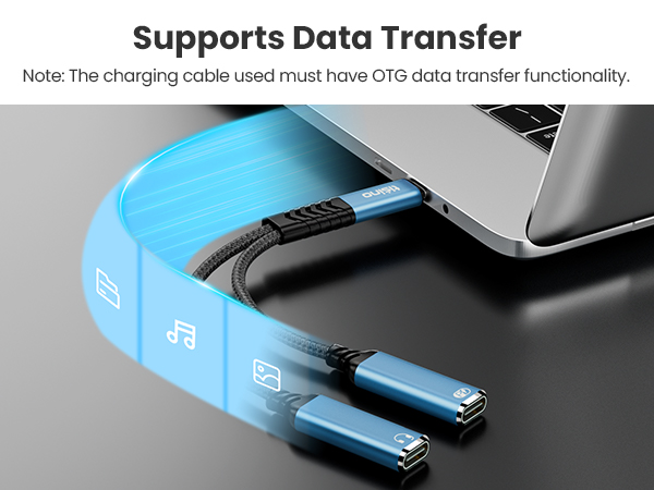 type c splitter charging