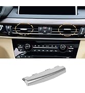 Jaronx Compatible with BMW X5/X6 Air Vent Clip Tab Chrome-Plated Trim, Upgraded Front Row Air Ven...