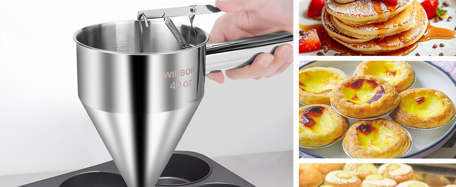 pancake dispenser,batter dispenser,salsa containers,stainless batter dispenser