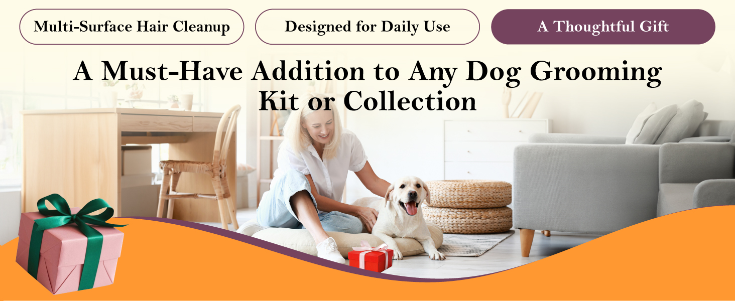 Dog Brush for Shedding Deshedding Grooming Tools Supplies All Hair Type Gift Idea Hair Remover Comb