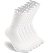 HAVE A TREE 3-6 Pack Womens Crew Lightweight Thin Casual Calf Socks Size 6-11