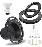 RV Toilet Seal and 3" Socket Floor Flange Kit for Dometic 300 310 320 Toilet, Replacement Parts 3...