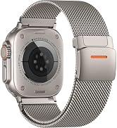 Adorve Milanese Loop for Apple Watch Ultra 3 2 1 Band 49mm 46mm 45mm 44mm 42mm for Men Women, Mag...