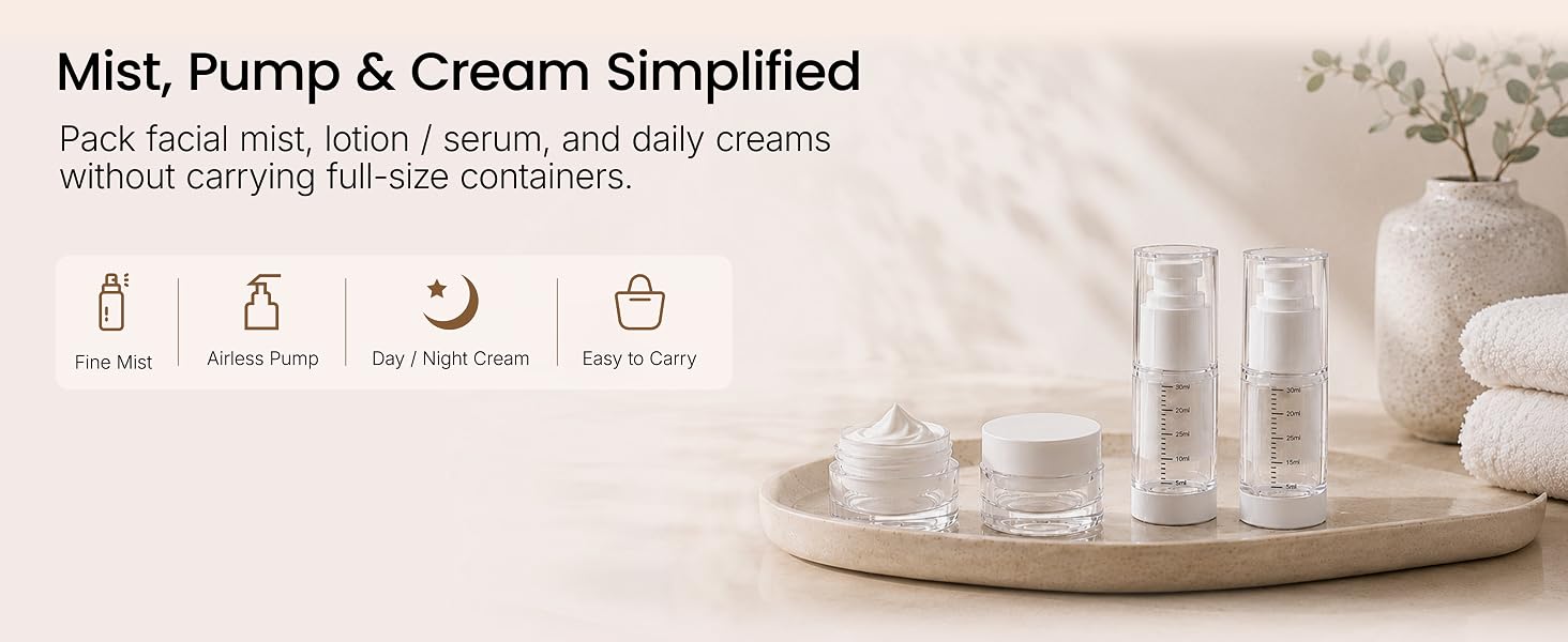 Mist, Pump & Cream Simplified