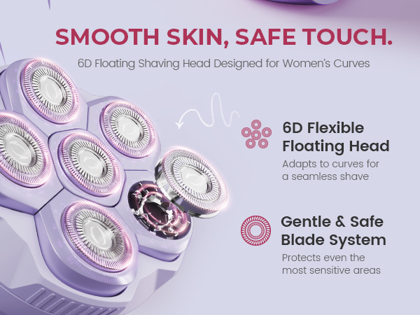 Waterproof Electric Razors for Women