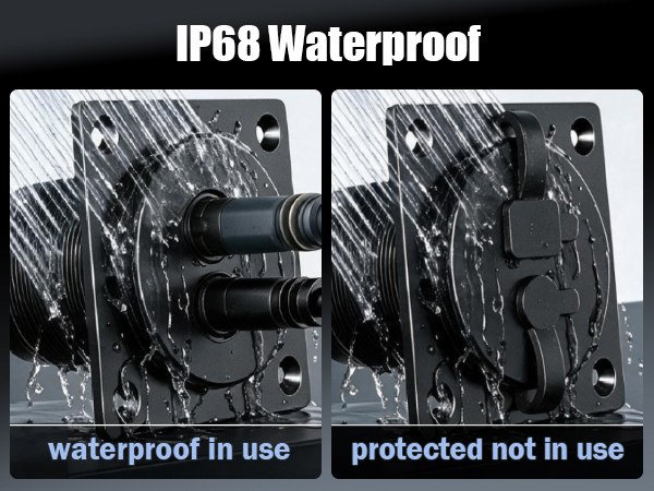 Pass Through Wall Socket