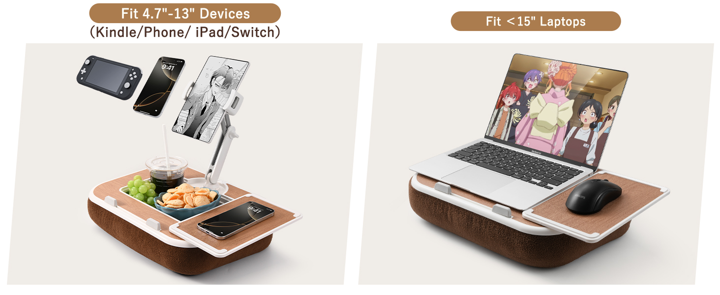 kindle stand pillow