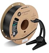 Polymaker PETG Filament 1.75mm Black 1KG, High Speed, 2.2 Lbs | Up to 500mm/s, Easy to Print, Hig...