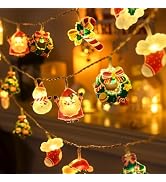 LOLStar Christmas String Lights, 20 LED Xmas Fairy Lights for Home Decor | Christmas Warm White F...