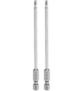 HARFINGTON 2pcs Hex Head Wrench Drill Bit 2.5mm (H2.5) Metric 1/4" Hex Shank 110mm (4.3") Long Ma...