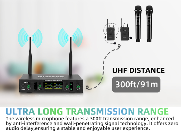 LONG TRANSMISSION RANGE