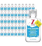 Zoviro Hand Sanitizer Gel, 2 Fl Oz Flip-Cap Bottle, Moisturizing with Essential Oils and Aloe, Re...