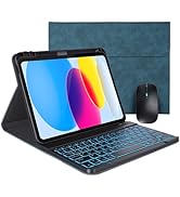 Case Keyboard for 11 inch iPad 11th (A16, 2025) / 10th Generation,Mouse and Detachable Wireless 7...