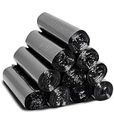 3.5 Gallon Trash Bags, 150 Count Small Trash Can Liners for Bathroom or Livingroom, Black 3 Gallo...