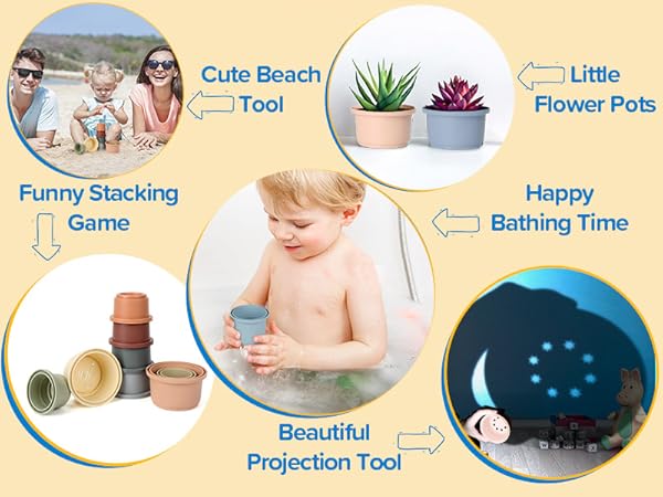 8*Stacking Cups Toys Set