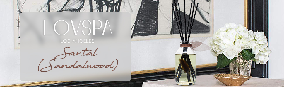 LOVSPA Home Fragrance Reed Diffuser Oil Sets. All Natural Scented Oils. No harmful ingredients.