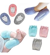 Baby Crawling Anti-Slip Knee and Anti Slip Baby Boys Girls Socks Best Infant Gift, Unisex Baby To...