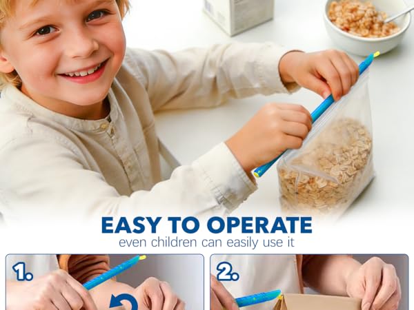 Reusable Bag Sealing Clips with 5 Different Sizes