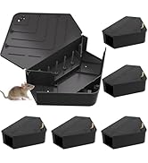 Anblak 6 Pack Rat Station Box with Keys, Rodent Station Keeps Rats Away, Keeps Children and Pets ...