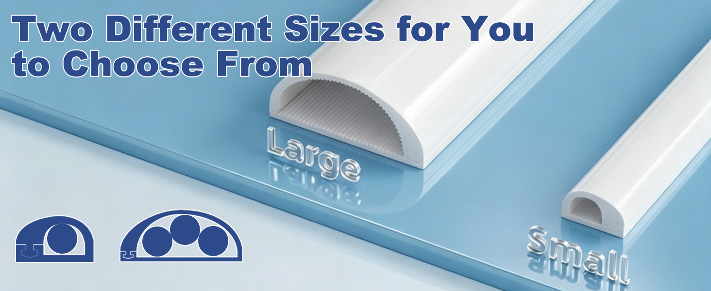 small & large size